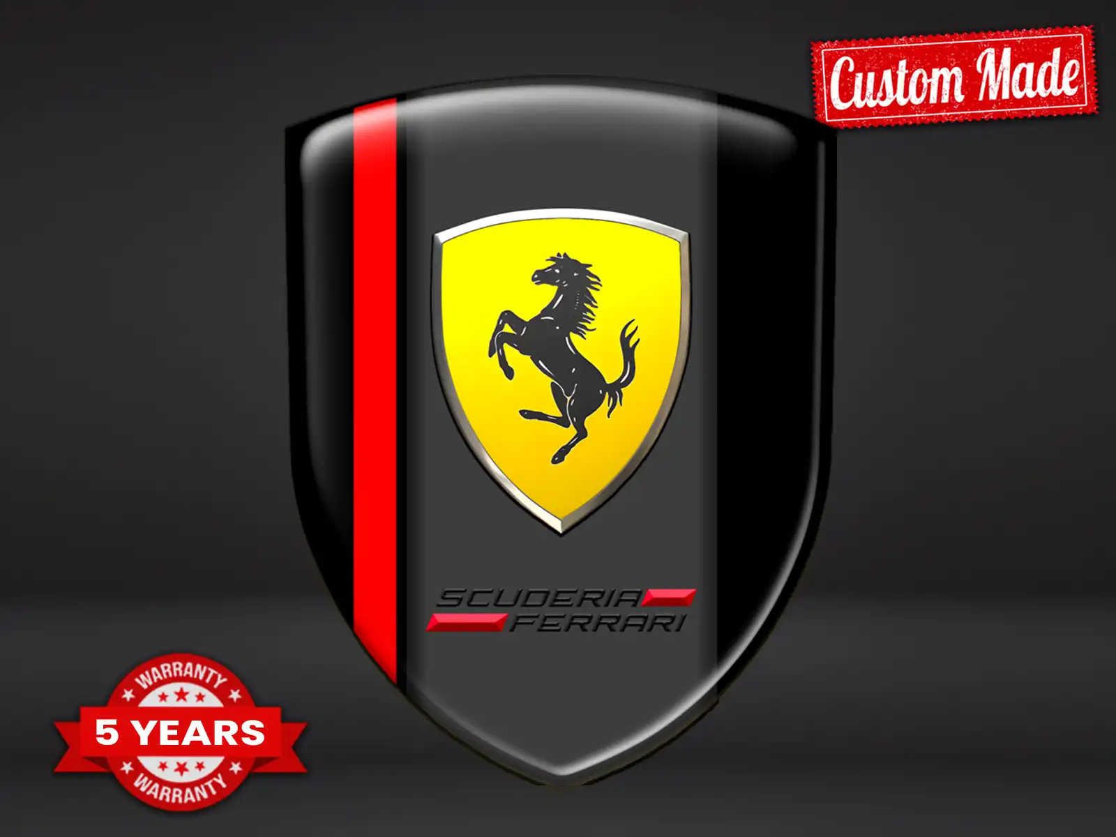 Ferrari Autocollants Auto-Adhésifs Limité Qualité Résistants